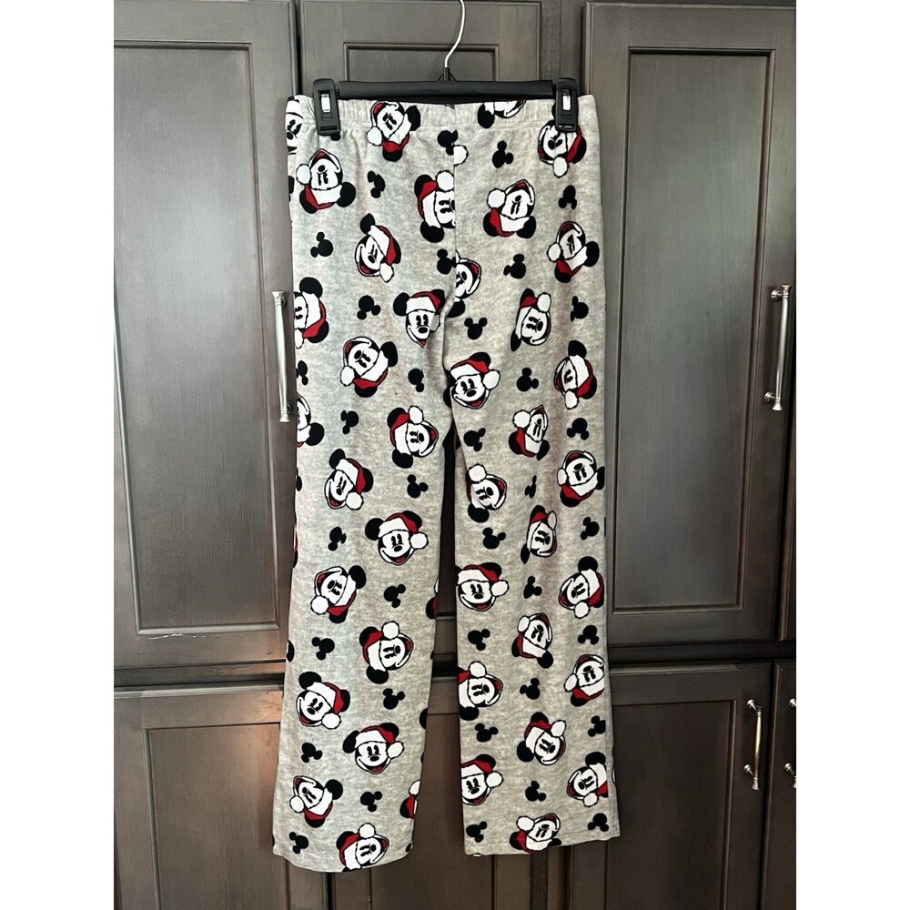 Disney Mickey Mouse Fleece Christmas Pajama Bottoms (Set of 2) Women’s Size XS - Picture 5 of 9